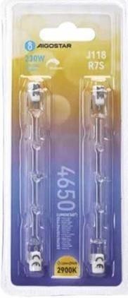 HALOGENA LINEAL 118MM  230/300W B. 2UDES.
