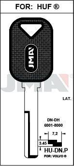 HUDNP JMA ACERO PLAST NEGRO LLAVE