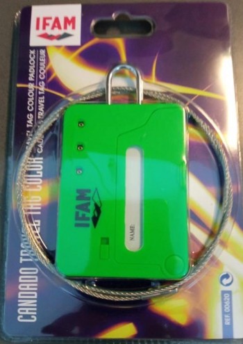CANDADO IFAM COMBI TRAVEL TAG COLOR 620/621