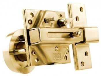 IFAM CERROJO+ESCUDO SEGURIDAD CS88L LV (LATON BRILLO)