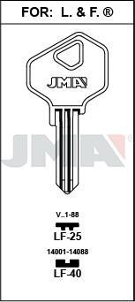 LF25 JMA C ACERO LLAVE