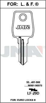 LF29D JMA C ACERO LLAVE