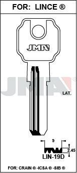 LIN19D JMA A ACERO LLAVE