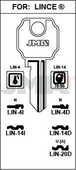 LIN20D JMA A ACERO LLAVE