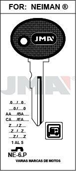 NE6P JMA ACERO PLAST NEGRO