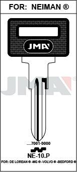 NE10P JMA ACERO PLAST NEGRO LLAVE