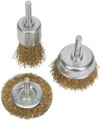 (AGOTADO) CEPILLOS ACER/NYLON/COBRE JUEGO DE 3 001832