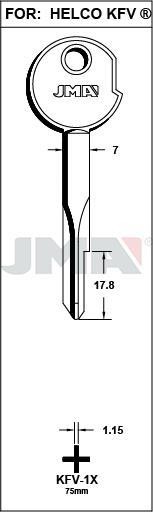 KFV1X JMA CRUCIFORME LLAVE