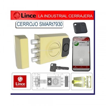 LINCE CERROJO SMART 7930 ORO