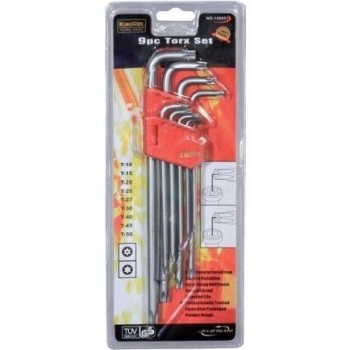 LLAVES TORX EX/LARGA C/AGUJ.T-10-T50 230403