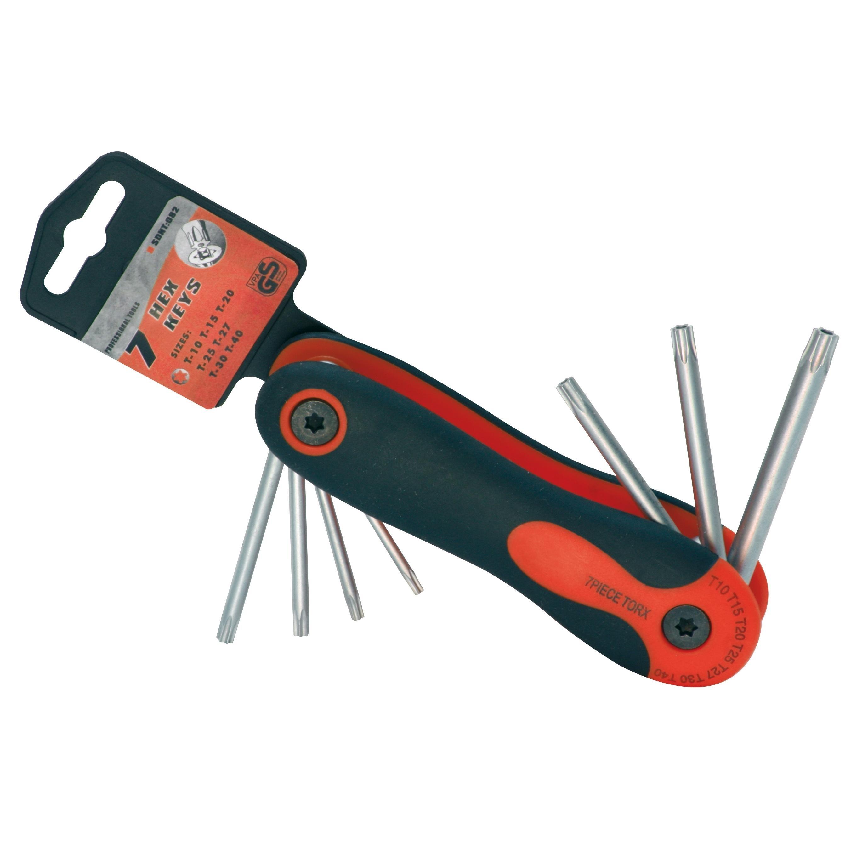 LLAVES TORX CR. VA. SEG. T10-T40 230402