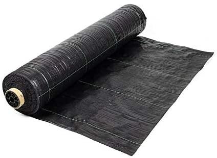 MALLA ANTIHIERBAS NEGRA 1X100M.