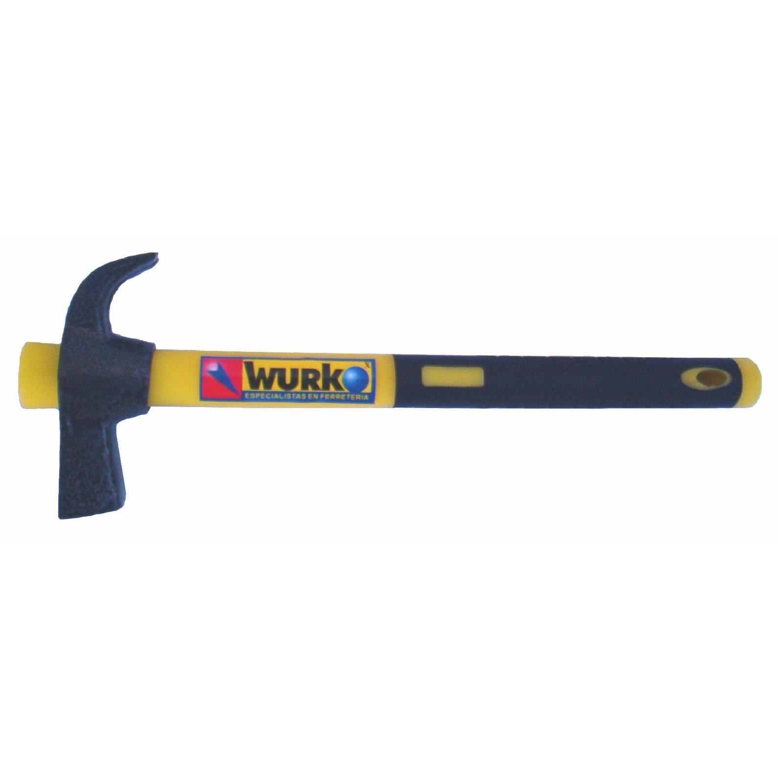 (AGOTADO) MARTILLO OREJA M/FIBRA WURKO 300G.