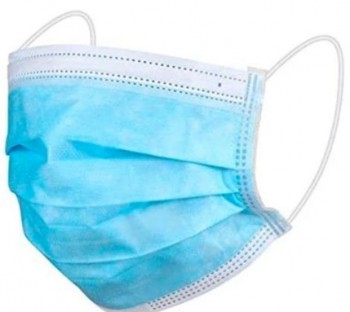 MASCARILLA  3 capas AZUL C/50 UDES.
