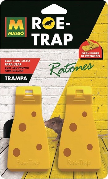 MASSO TRAMPA ROE-TRAP RATON 2 UDES.