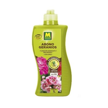 MASSO ABONO GERANIOS 1 L.