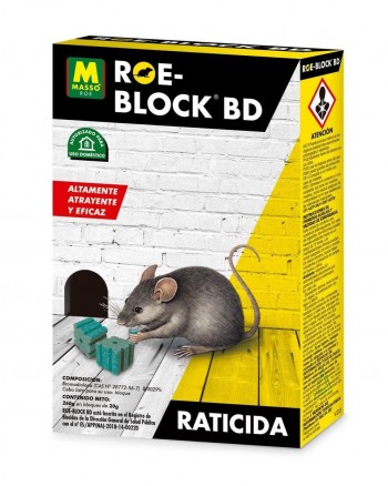 MASSO RATICIDA ROE-BLOCK DD 260g.