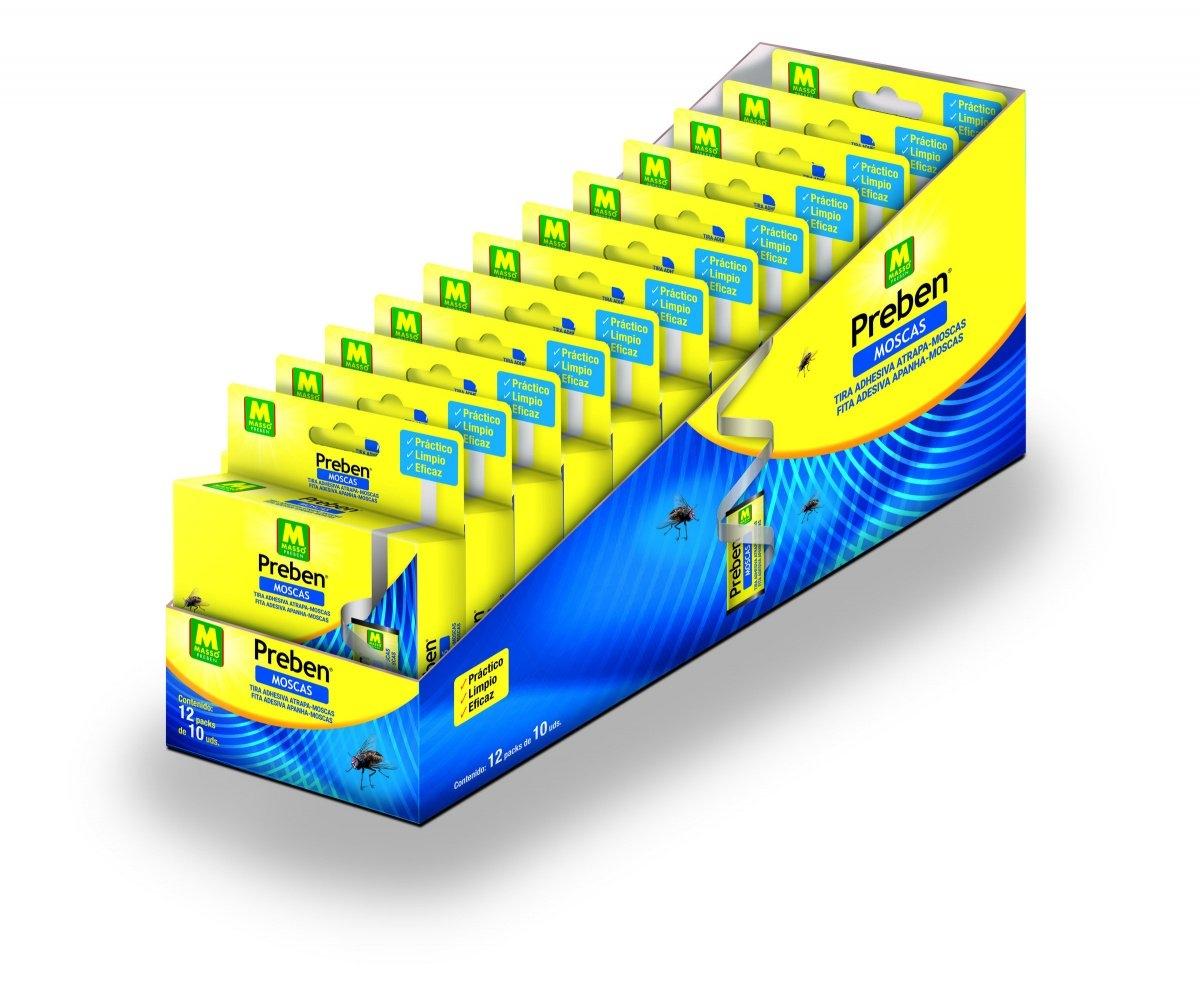 MASSO TIRAS ATRAPAMOSCAS c/ 10 tiras