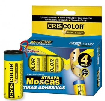 TIRAS ATRAPAMOSCAS ADH. CRIS 4 UDES.