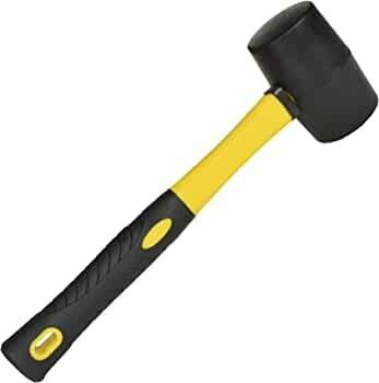 MAZA GOMA NEGRA 750G  M/FIBRA 162124 WURKO