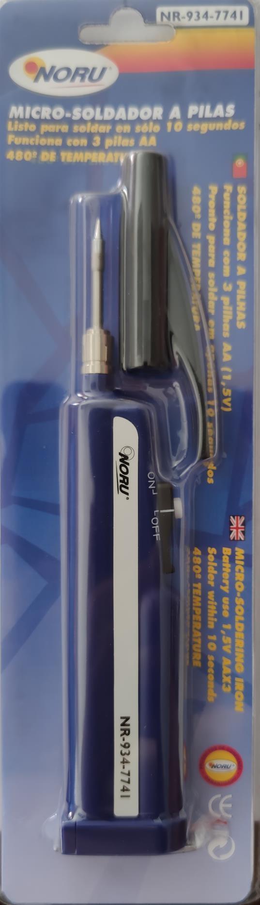 SOLDADOR MICRO A PILAS NORU 3AA   934-7741