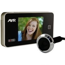 (AGOTADO) MIRILLA DIGITAL ELECTRONICA AYR CROMO