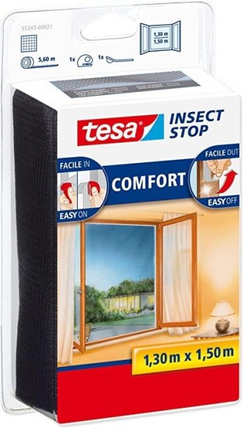 MOSQUITERA VENTANA 1,7X1,8 55915 NEG.