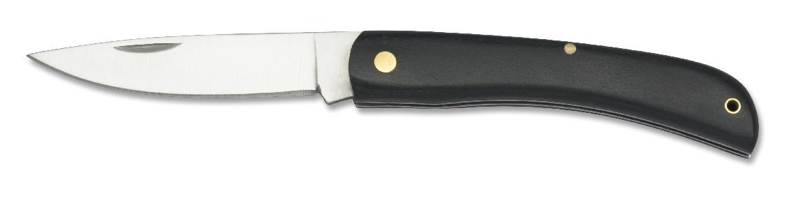 NAVAJA CAMPAÑA MADERA HOJA  INOX 7CM.  01181