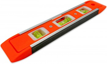 NIVEL TORPEDO PLAST/MAGNETICO 225MM TOP LINE