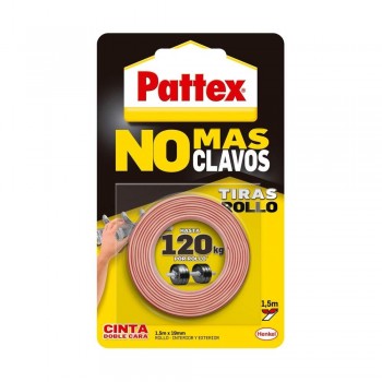 NO MAS CLAVOS ROLLO CINTA 1,5X19MM.