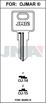 OJ14 JMA B ACERO LLAVE