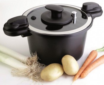 OLLA ALUMINIO  INDUCC BAJA PRESION WECOOK 6 L.