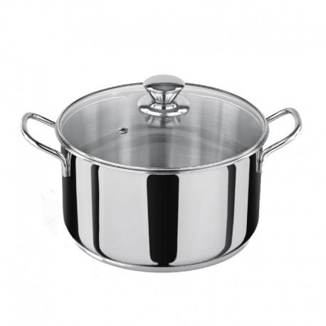 OLLA CHEF INOX 18/10 0,6MM. INDUCC. 24CM.  3189