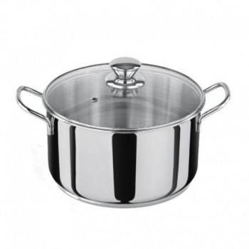 OLLA CHEF INOX 18/10 0,6MM. INDUCC. 22CM. 3188