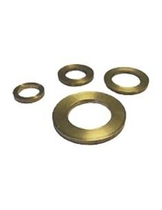 OVALILLO PERNIO LATON OV2  12  x 8 x 2mm.(68335)