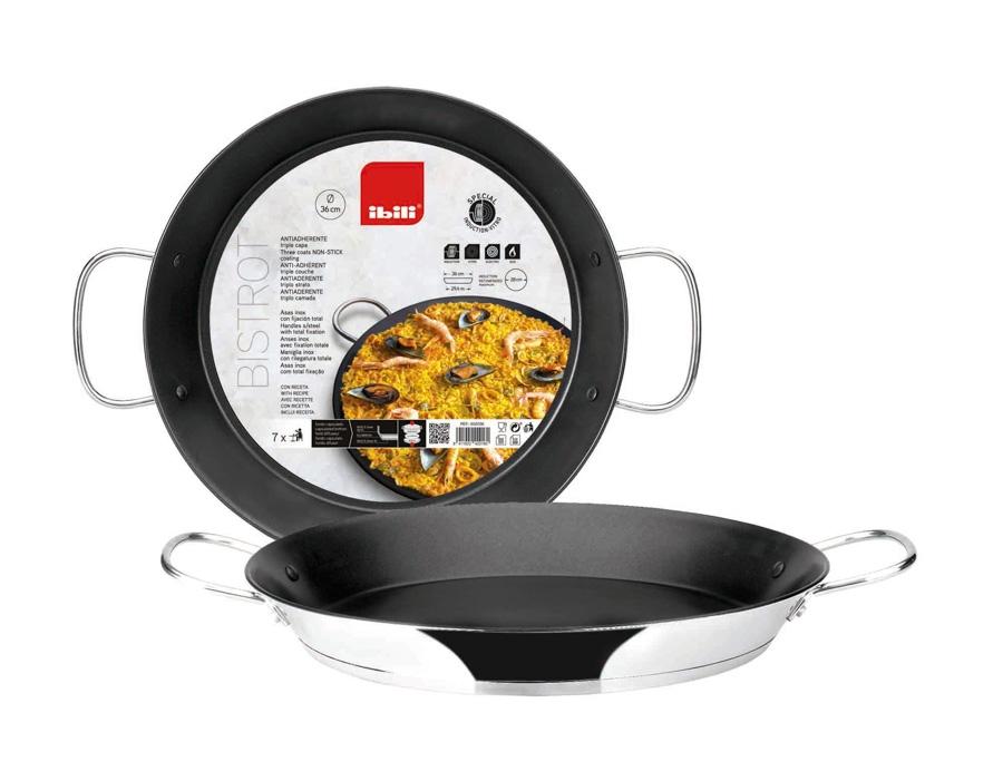 PAELLERA INOX ANTIAD BISTROT 32CM.