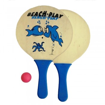 PALAS DE MADERA + PELOTA 15682