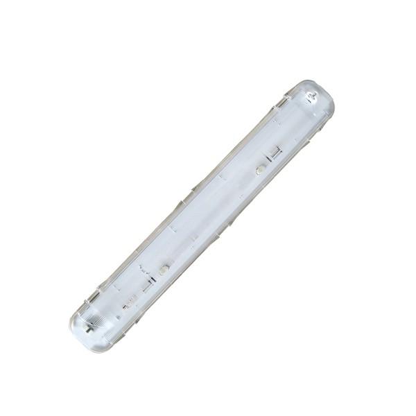 PANTALLA ESTANCO LED 1 TUBO T8 600MM.