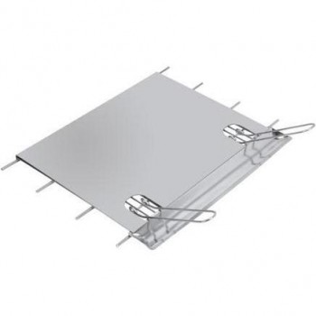 PARRILLA + PLANCHA INOX SAU 80X40