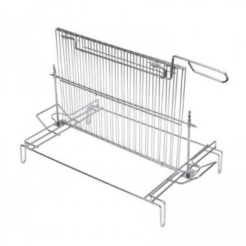 PARRILLA GIRATORIA CON PIE ZINC SAU 65X40