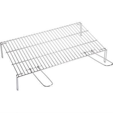 PARRILLA INOX CON PATAS SAU 65X40