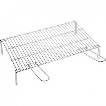 PARRILLA INOX CON PATAS SAU 65X40
