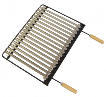 PARRILLA INOX VV PARA BARBACOA 43,5X41  73601