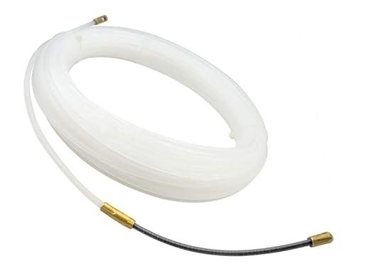 PASACABLES NYLON CON MUELLE AIGO 4MM.X 10M.