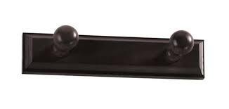 PERCHA MADERA 2 POMOS 132NOGAL
