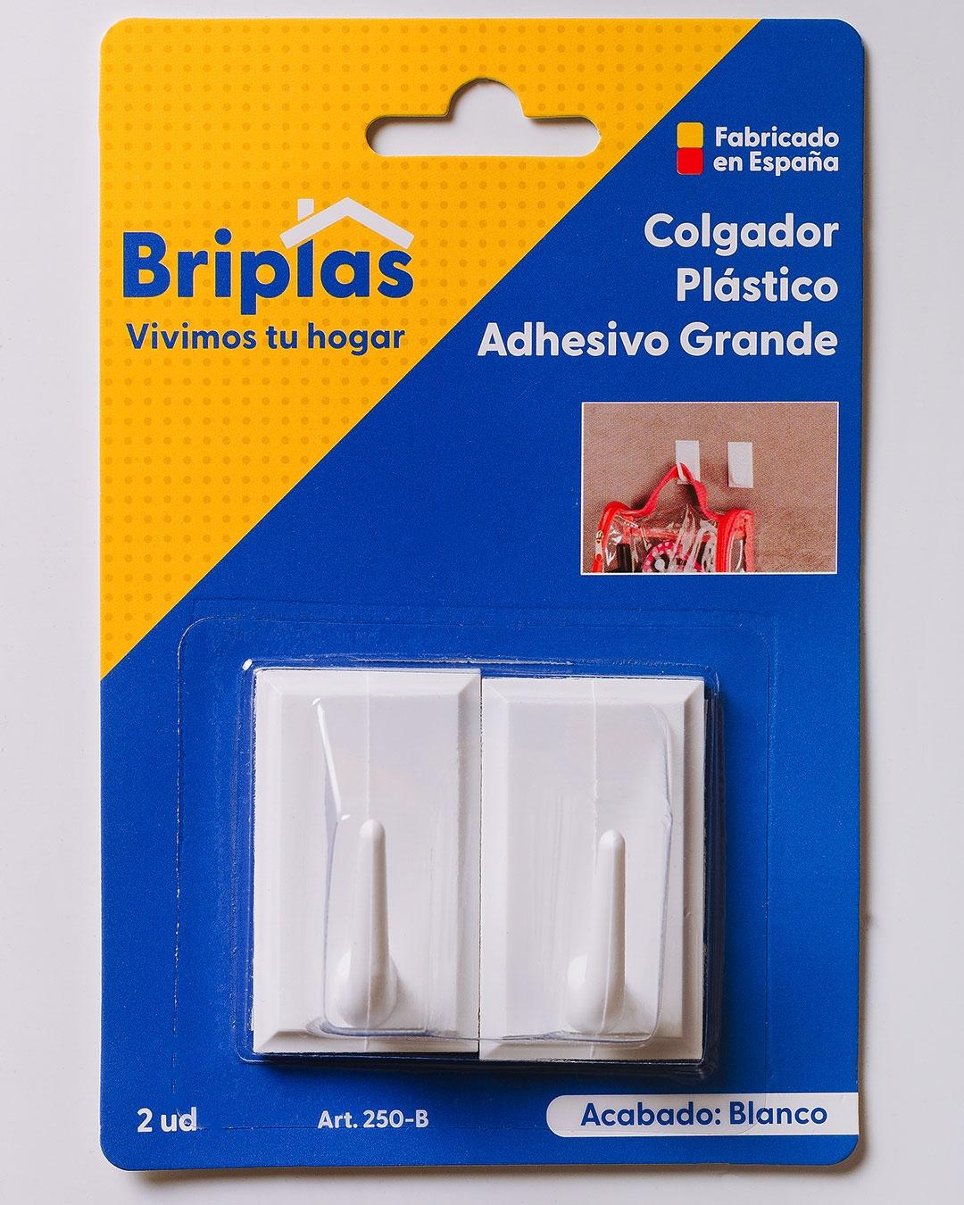 PERCHA PLAST.GDE. BCA. BL. 2US. 905