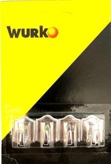 PERCHA PLAST/PEQUE CROMO B/4U