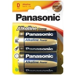 PILA PANASONIC ALKAL. LR20 (BL. 2 UDS.)