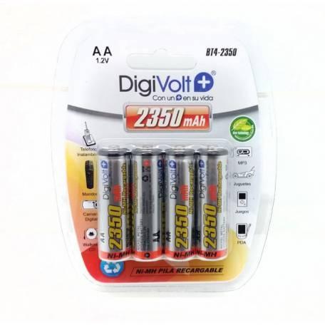 PILA RECARGABLE LR 6 2350MAH B/4 dig