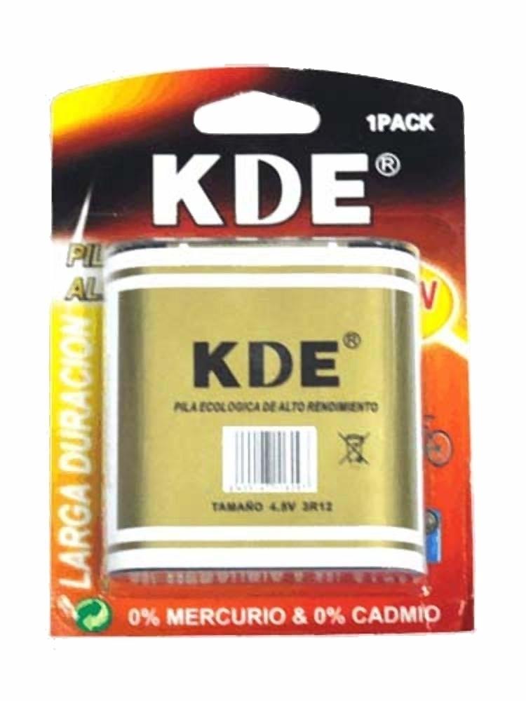 PILA SECA KDE PETACA 4,5 V 3R12 BL.